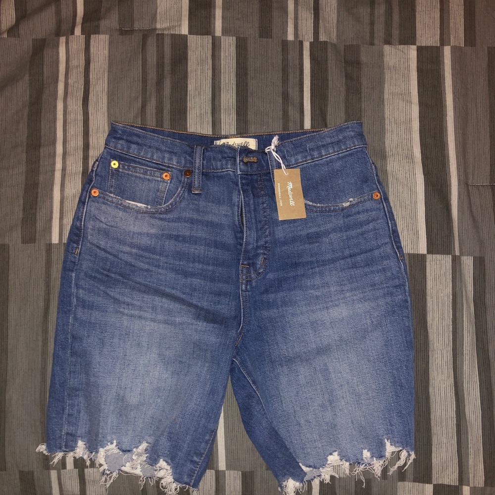 Madewell high rise Bermuda shorts